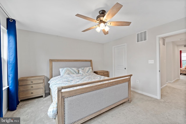 18216 Summit Pointe Dr, Triangle, VA 22172 - bedroom featuring carpet flooring, baseboards, and ceiling fan