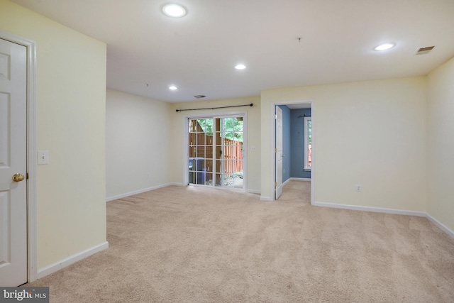 13943 Lullaby Rd, Germantown, MD 20874 - unfurnished room featuring light colored carpet, baseboards, and recessed lighting