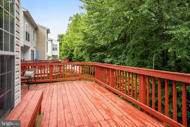 13943 Lullaby Rd, Germantown, MD 20874 - view of wooden terrace