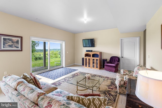 9207 Douglas Rd, Olanta, PA 16863 - tiled living area with baseboards