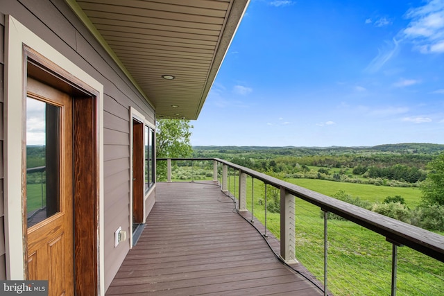 9207 Douglas Rd, Olanta, PA 16863 - balcony featuring a wooded view