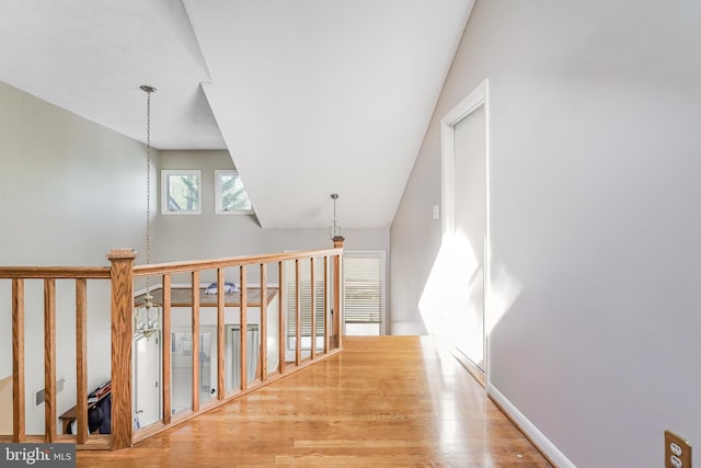200 Sunset Cir, Cross Junction, VA 22625 - hallway featuring wood finished floors and baseboards