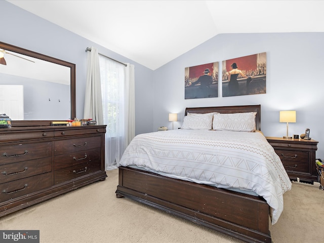 7737 Overhill Rd, Glen Burnie, MD 21060 - bedroom featuring light colored carpet and vaulted ceiling