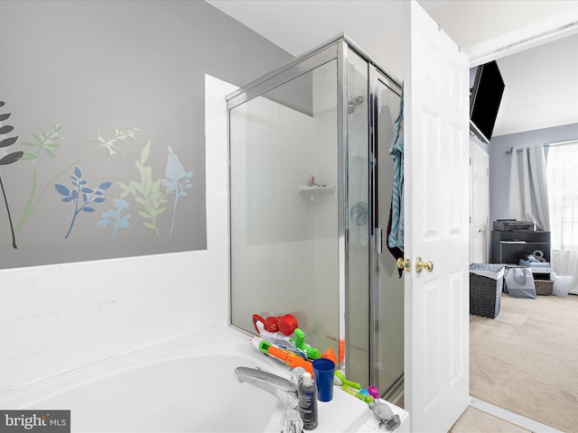 7737 Overhill Rd, Glen Burnie, MD 21060 - bathroom featuring a stall shower and a bath