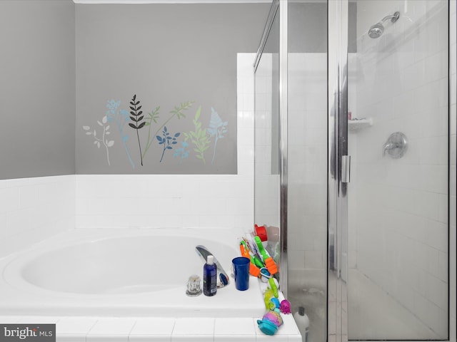 7737 Overhill Rd, Glen Burnie, MD 21060 - full bath featuring a shower stall and a bath