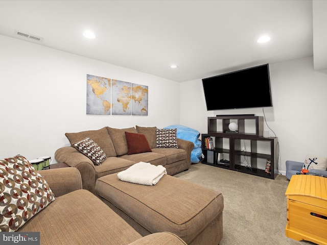 7737 Overhill Rd, Glen Burnie, MD 21060 - living room with carpet flooring and recessed lighting