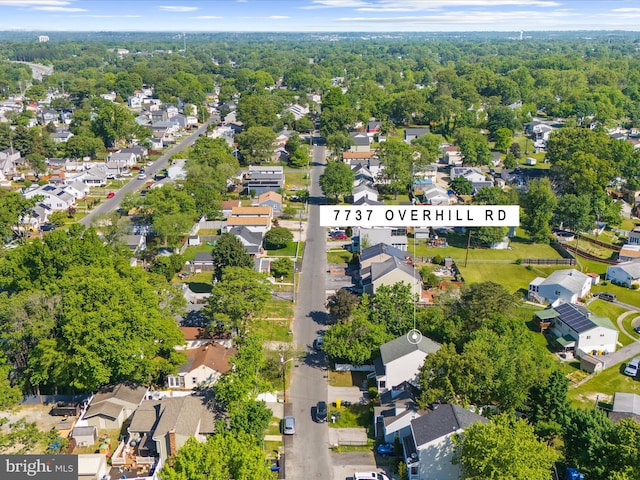 7737 Overhill Rd, Glen Burnie, MD 21060 - aerial overview of property's location featuring nearby suburban area