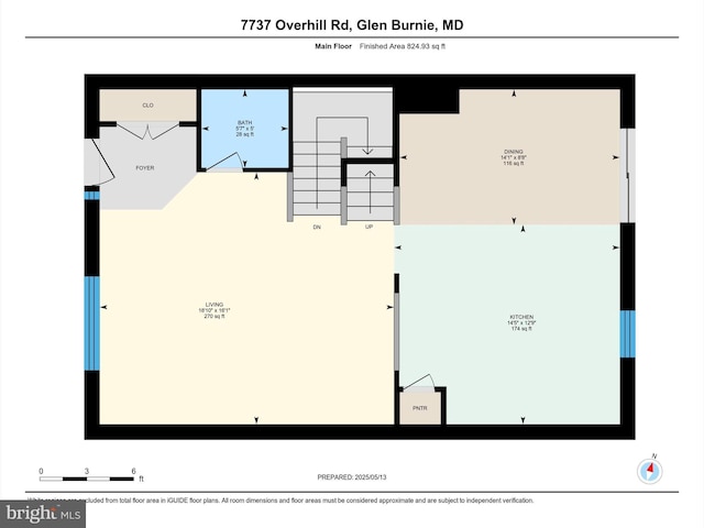7737 Overhill Rd, Glen Burnie, MD 21060 - property floor plan