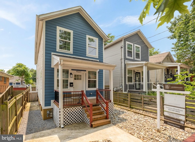 4521 Clay St NE, Washington, DC 20019 - view of front of property featuring a porch
