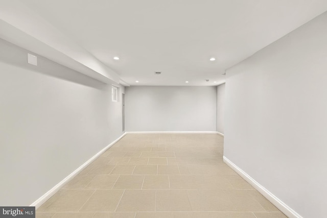 4521 Clay St NE, Washington, DC 20019 - finished basement featuring recessed lighting and baseboards