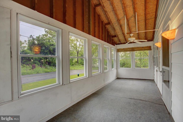 38 Mountain Rd, Orrtanna, PA 17353 - unfurnished sunroom with vaulted ceiling and carpet
