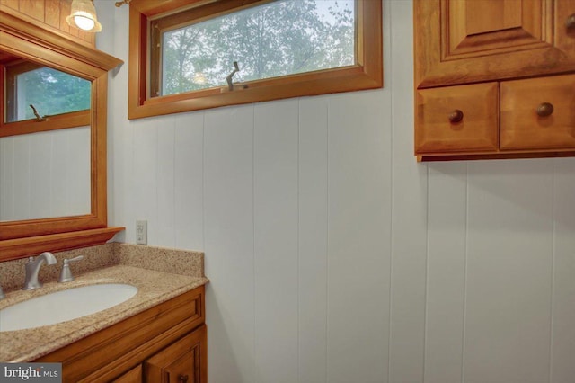 38 Mountain Rd, Orrtanna, PA 17353 - bathroom with vanity and a decorative wall