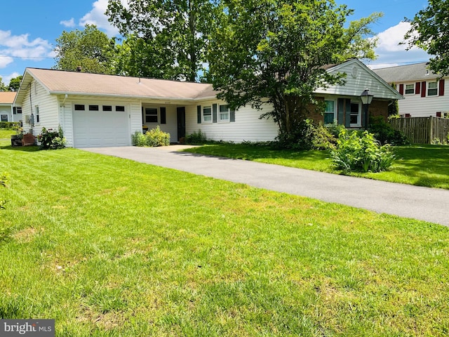 4105 Majestic Ln, Fairfax, VA 22033 - ranch-style home with an attached garage and driveway