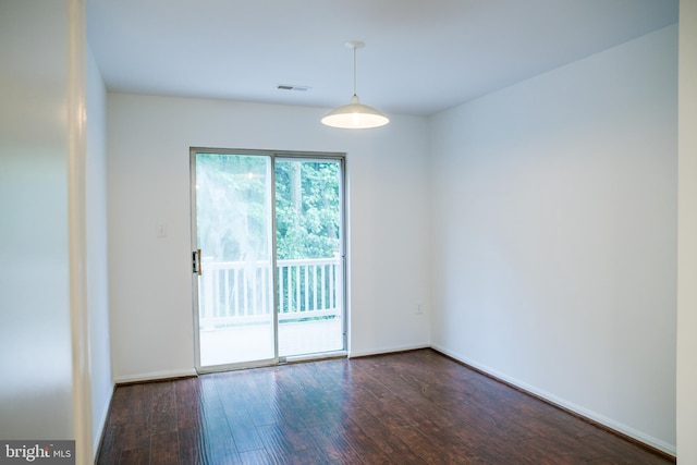 7619 S Arbory Ln Unit 339, Laurel, MD 20707 - unfurnished room featuring dark wood-style floors and baseboards