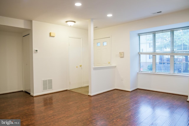 7619 S Arbory Ln Unit 339, Laurel, MD 20707 - spare room with wood finished floors and recessed lighting