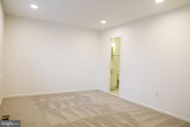7619 S Arbory Ln Unit 339, Laurel, MD 20707 - empty room featuring recessed lighting and light carpet