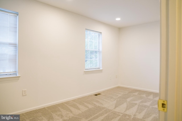 7619 S Arbory Ln Unit 339, Laurel, MD 20707 - unfurnished room with light carpet and recessed lighting