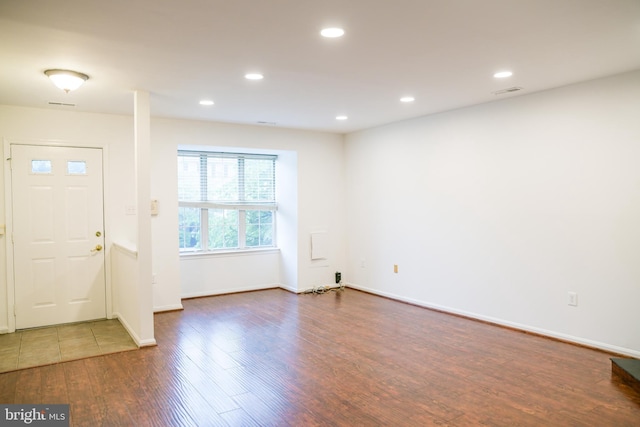 7619 S Arbory Ln Unit 339, Laurel, MD 20707 - entryway featuring wood finished floors and recessed lighting