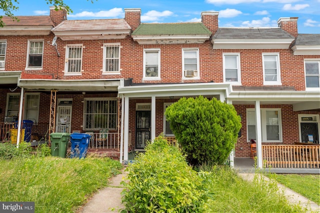 2810 Ellicott Dr, Baltimore, MD 21216 - townhome / multi-family property featuring brick siding and cooling unit