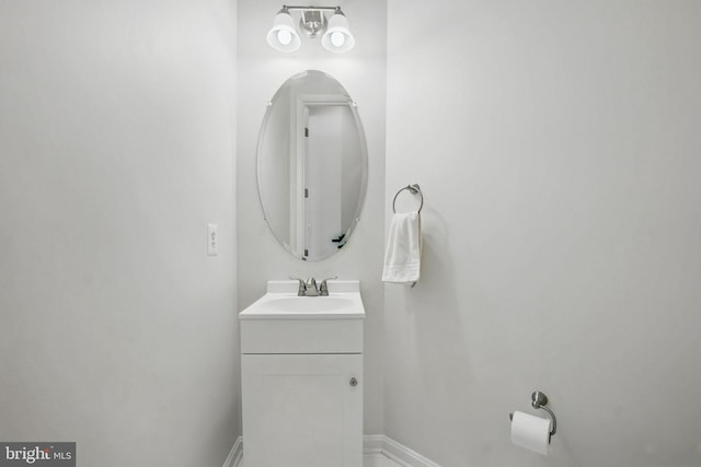 8313 Middle Ruddings Dr, Lorton, VA 22079 - bathroom featuring vanity and baseboards