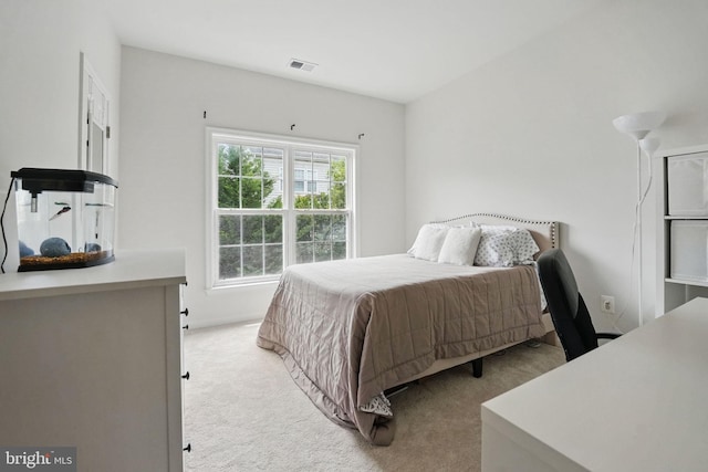 8313 Middle Ruddings Dr, Lorton, VA 22079 - bedroom with light carpet and a desk