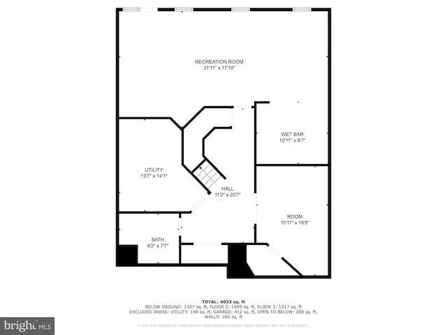 8313 Middle Ruddings Dr, Lorton, VA 22079 - home floor plan