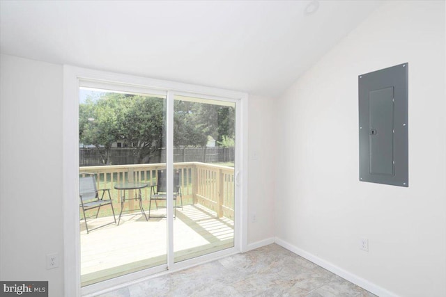 511 Goldsborough Ave, Cambridge, MD 21613 - empty room featuring electric panel and baseboards