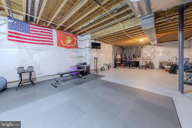 116 Robert Botto Way, Clarksboro, NJ 08020 - view of unfinished basement