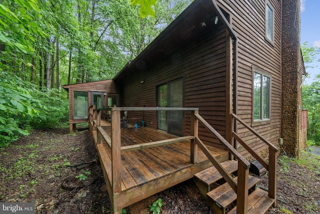 448 Newton Dr, Linden, VA 22642 - view of wooden terrace