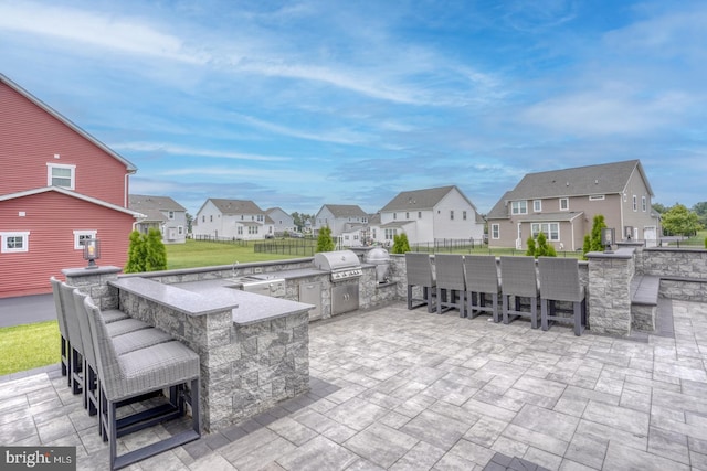 878 Sweet Birch Dr, Middletown, DE 19709 - view of patio / terrace featuring a residential view