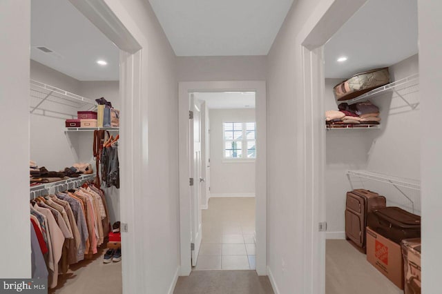 2005 Benjamin Ct, Harrisburg, PA 17110 - walk in closet with light tile patterned floors