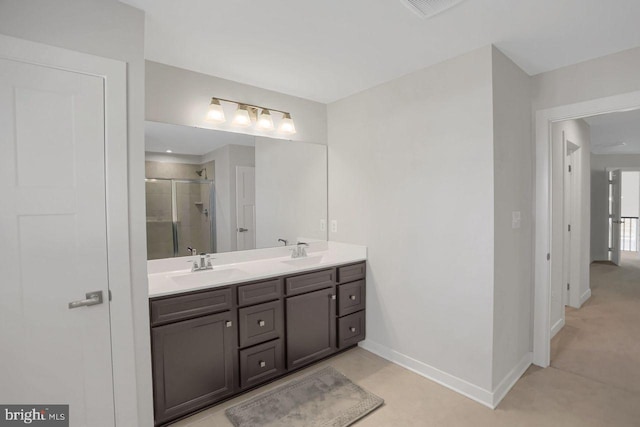 2005 Benjamin Ct, Harrisburg, PA 17110 - full bath featuring a stall shower and double vanity