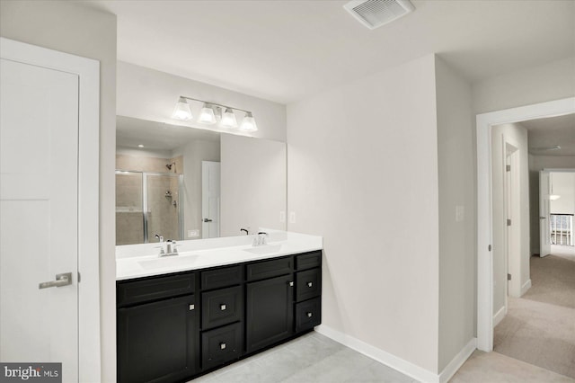 2005 Benjamin Ct, Harrisburg, PA 17110 - full bath with a stall shower and double vanity