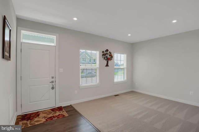 2005 Benjamin Ct, Harrisburg, PA 17110 - foyer entrance with recessed lighting and light wood-type flooring
