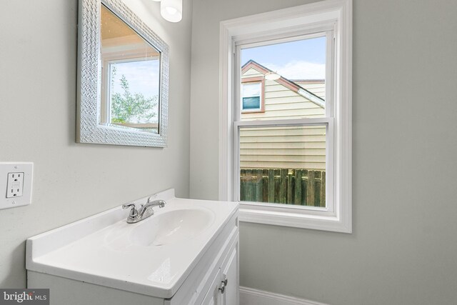 503 W Park Ave, Hamilton, NJ 08610 - bathroom with healthy amount of natural light and vanity