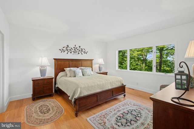 511 Center Hl, Upper Black Eddy, PA 18972 - bedroom with baseboards and light wood-style flooring