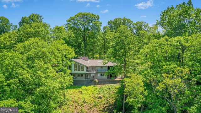 511 Center Hl, Upper Black Eddy, PA 18972 - view of subject property with a forest