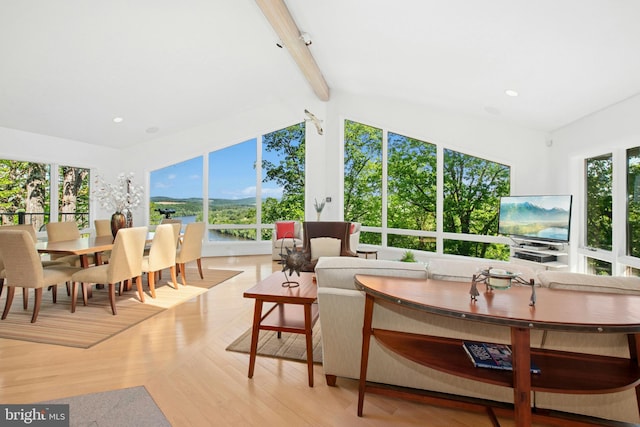 511 Center Hl, Upper Black Eddy, PA 18972 - sunroom with wood finished floors, recessed lighting, and a deck