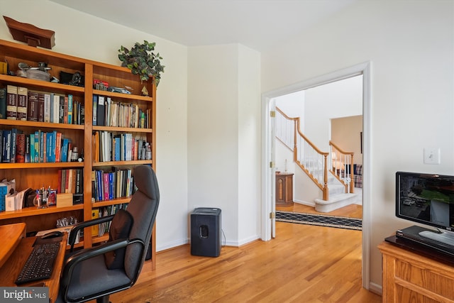 19655 Smith Cir, Ashburn, VA 20147 - office space with light wood-type flooring and baseboards