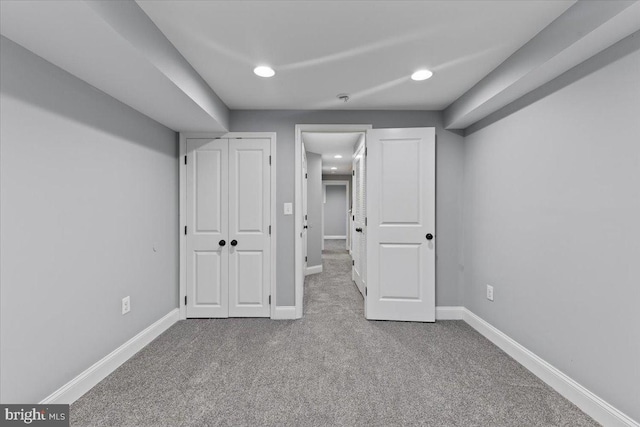 616 Hyson St, Baltimore, MD 21230 - unfurnished bedroom with carpet flooring and recessed lighting