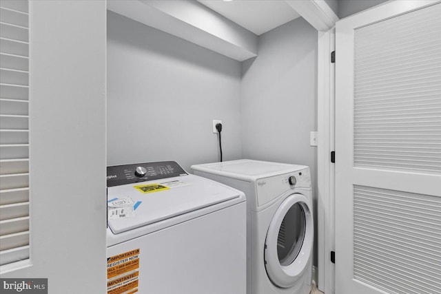 616 Hyson St, Baltimore, MD 21230 - laundry room with separate washer and dryer