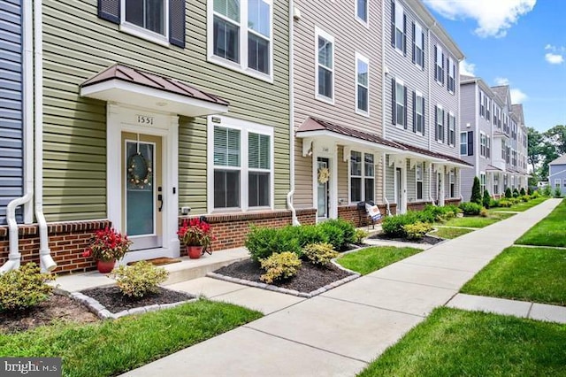 1551 Brakeman Ct, Odenton, MD 21113 - property entrance featuring brick siding and a residential view
