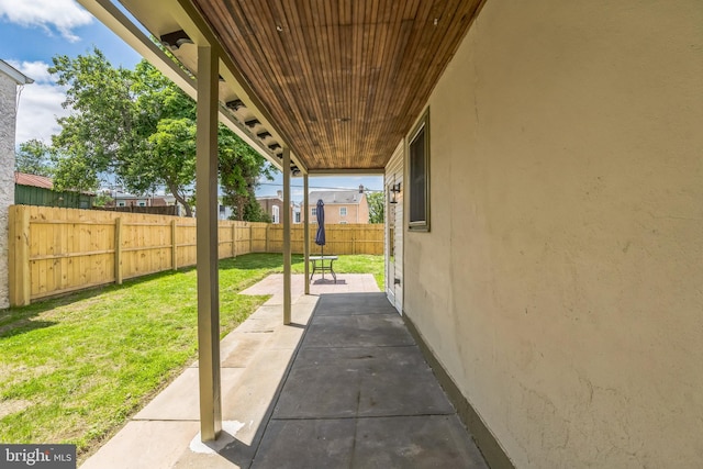 view of patio