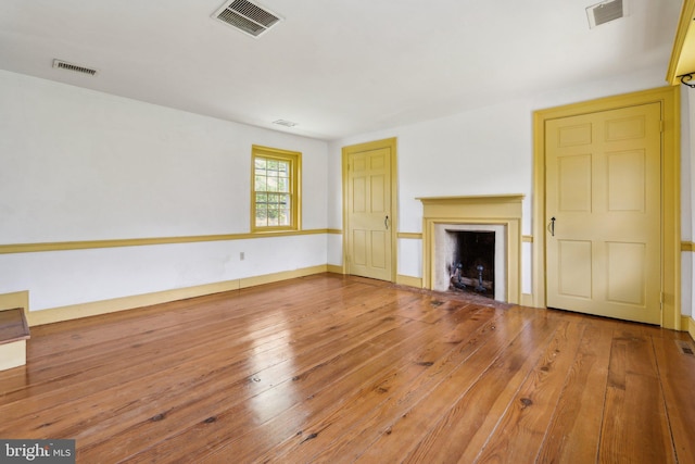 501 Stone Chapel Rd, Westminster, MD 21157 - unfurnished living room featuring hardwood / wood-style flooring