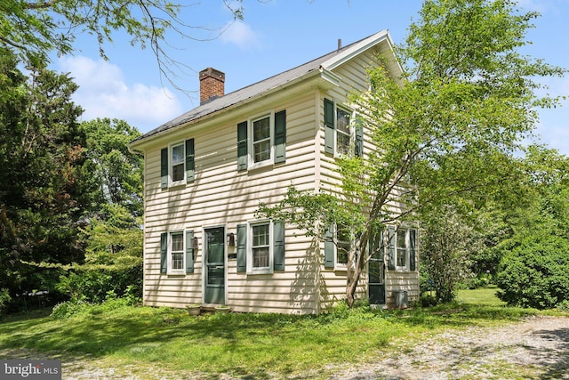501 Stone Chapel Rd, Westminster, MD 21157 - view of home's exterior featuring a chimney
