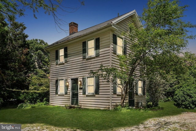 501 Stone Chapel Rd, Westminster, MD 21157 - view of front of house featuring a chimney and a front lawn
