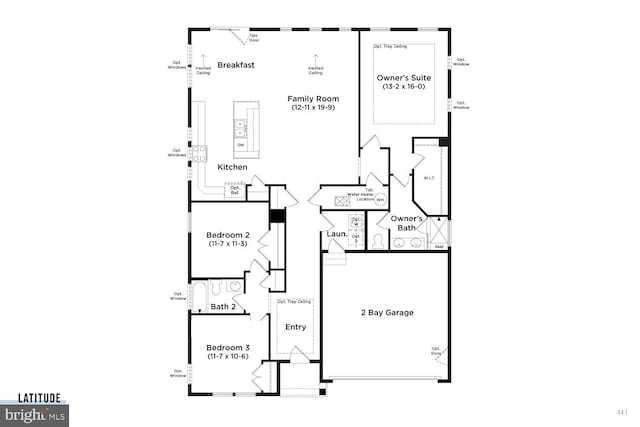TBB Marsh Elder Rd Latitude, Unit Latitude, Cambridge, MD 21613 - floor plan / room layout