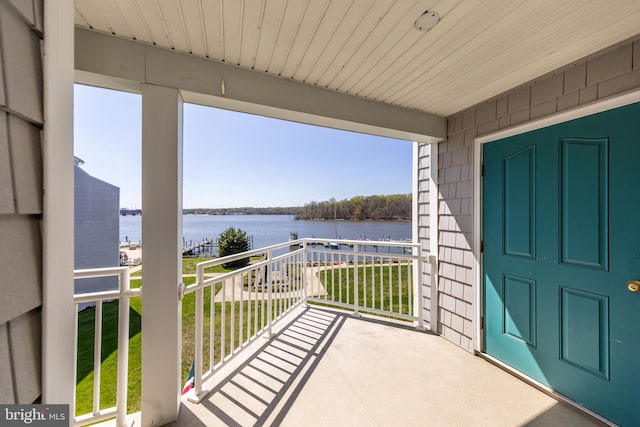 33 Owens Landing Ct Unit 33C, Perryville, MD 21903 - balcony featuring a water view