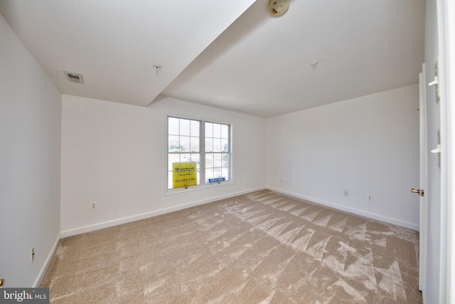 33 Owens Landing Ct Unit 33C, Perryville, MD 21903 - spare room featuring light colored carpet, baseboards, fire sprinkler in ceiling, and a smoke detector