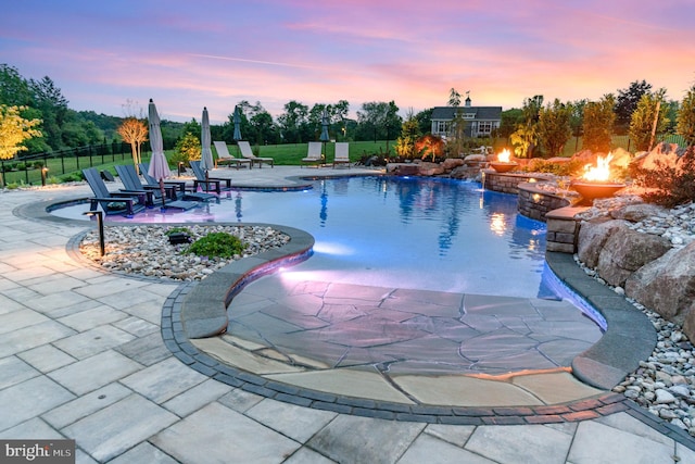 12 Sagecrest Cir, Enola, PA 17025 - view of swimming pool with an outdoor fire pit and a patio area